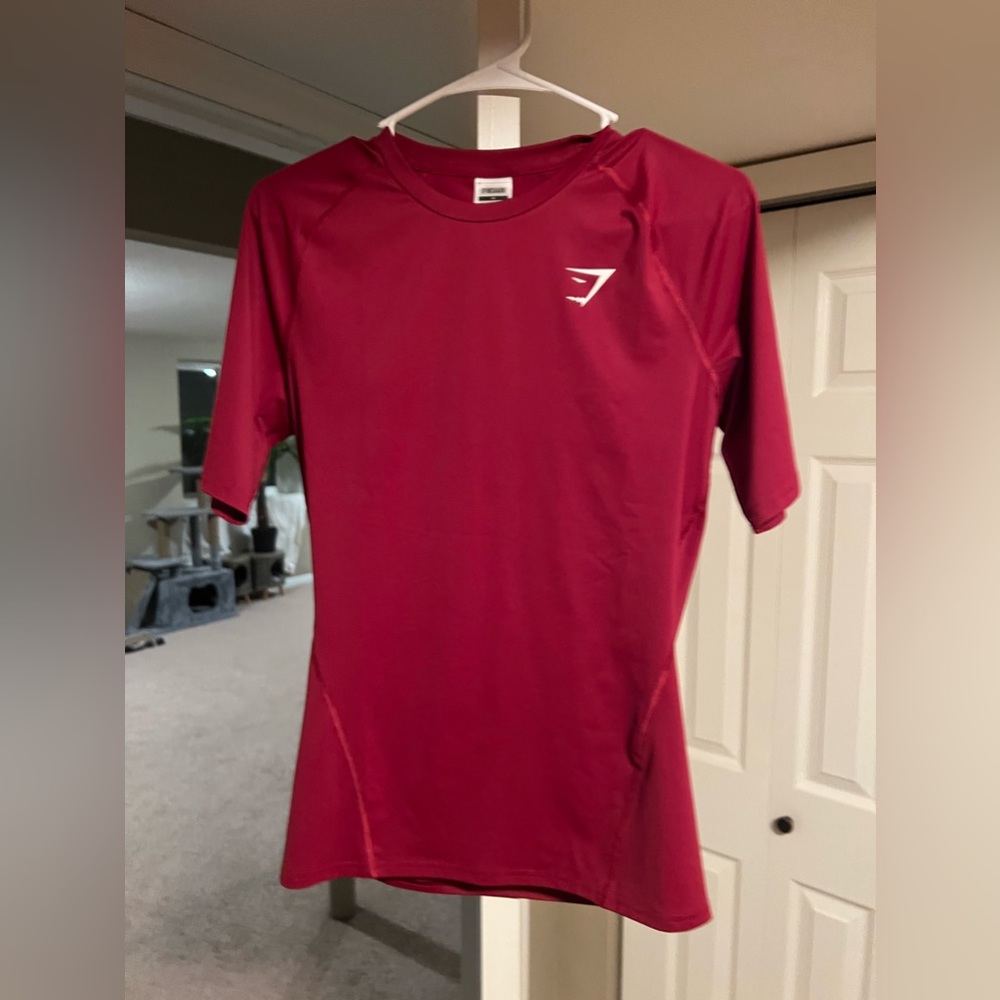 Gym shark compression shirt